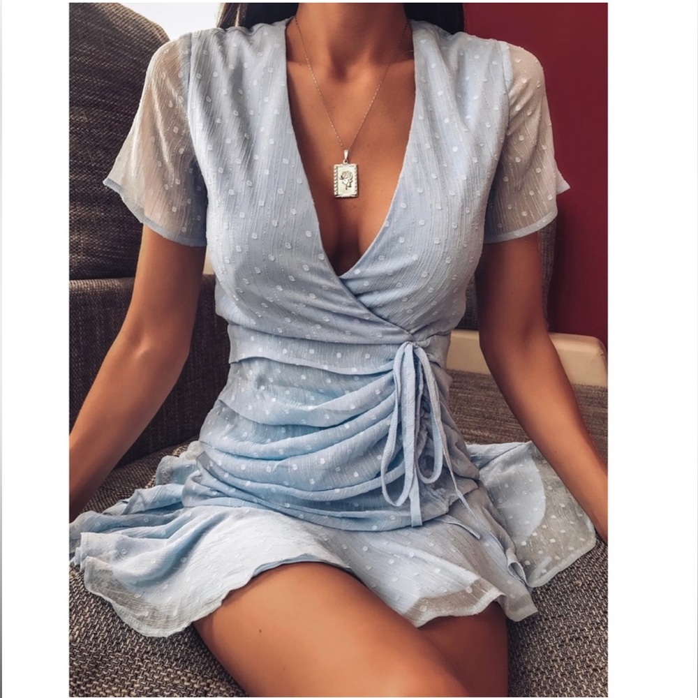 NWT Two Sisters The Label Mira Ruched Dress Mini 8
